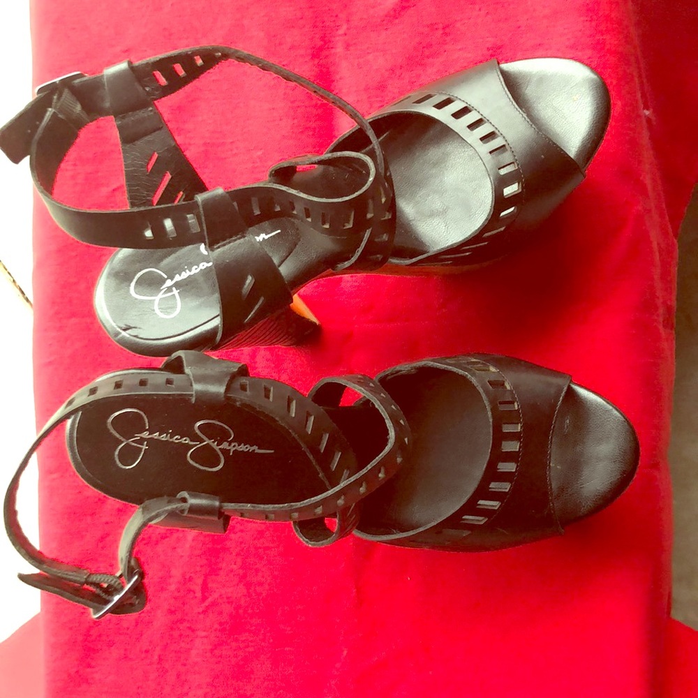 Jessica Simpson embellished heel